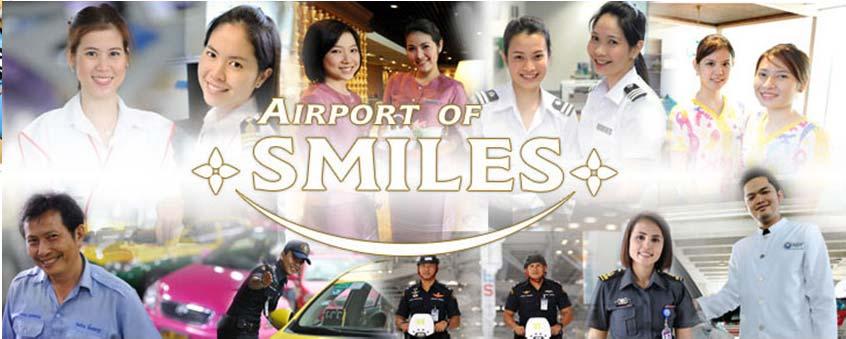 world with smiles, a symbol of the Thai people,