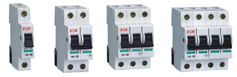 Isolating switch Intended for isolating
