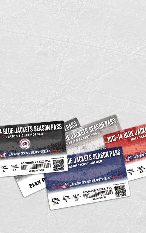 ONLINE ACCOUNT MANAGEMENT SYSTEM In addition to your personal Blue Jackets Representative who can help answer questions and handle requests, you have 24-hour access to your tickets and the tools you