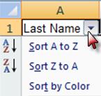 Sort in Excel Sort by Date using Date Filters.