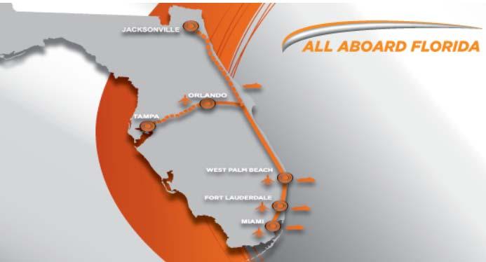 All Aboard Florida (AAF) Proposal Applicant: Florida East Coast Industries (FECI) Project Proposal: Station Locations Operation of high-speed express intercity passenger rail service on Florida East