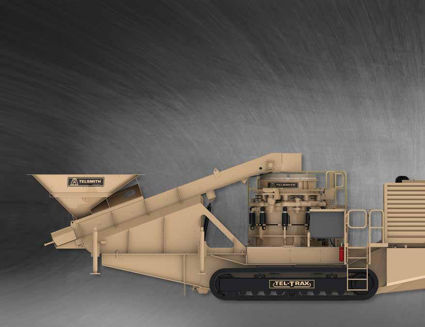 VIBRATING EQUIPMENT VIBRATING FEEDERS Telsmith feeders are built heavy to absorb the impact from dumping large stone, while feeding the plant with a controlled, steady stream.
