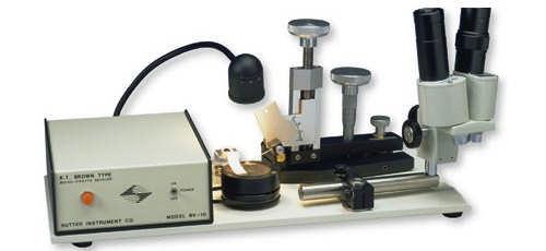 Figure 4-4: Micro beveller for polishing of the microelectrodes[185]. 0.