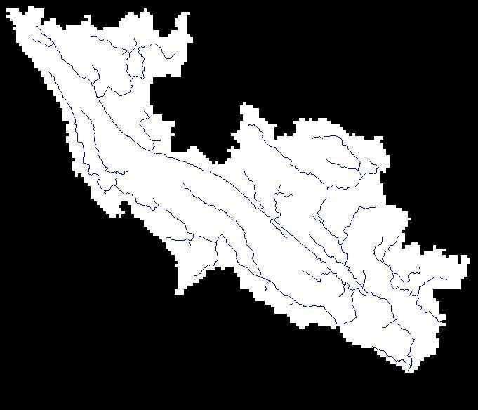 hydraulic model, which has a spatial resolution of 1 km for the deltaic part of the river basin. The output of the hydraulic model is input into the socioeconomic model.
