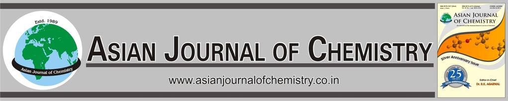 Asian Journal of Chemistry; Vol. 25, No. 7 (2013)