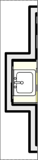 can overlap fixture & door