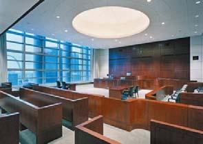 Courtrooms Alterations: Each altered courtroom