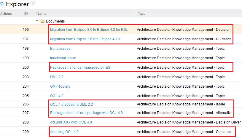Architecture Decision Knowledge (ADK) ADK is a simple way to manage information about architecture/design issues and decisions rationale and enables agile architecture/design practices.
