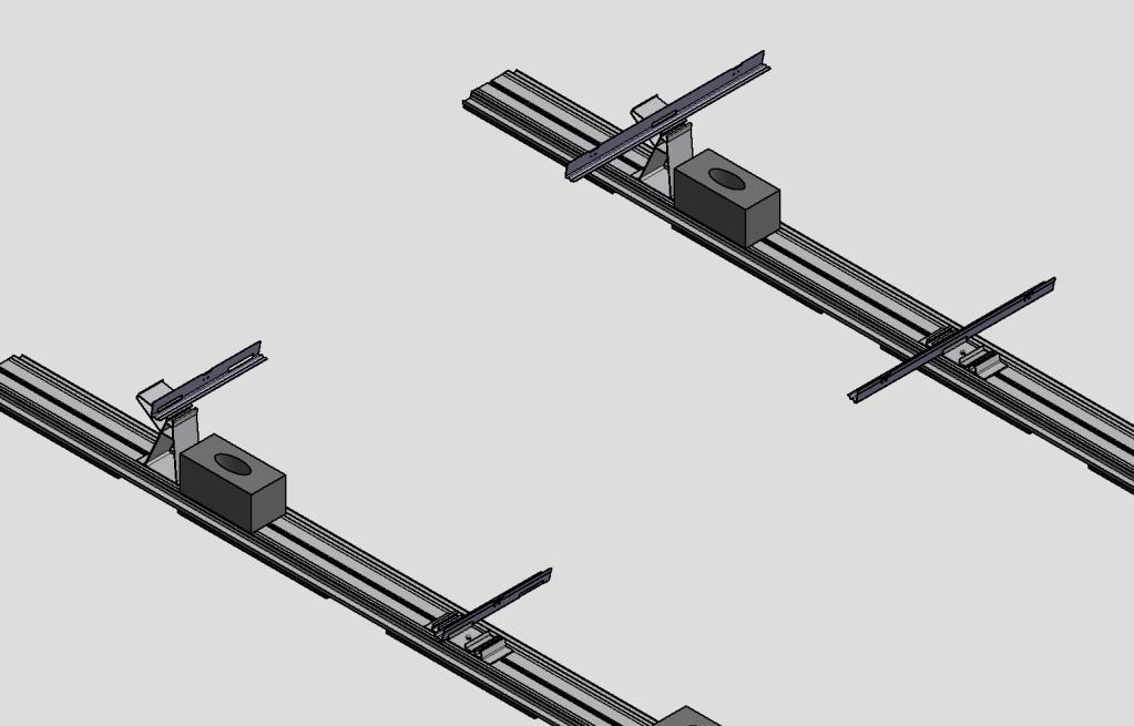 Fig. 44 Short and long snow load rail Fig.