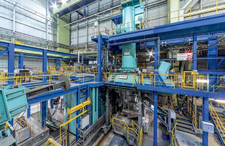 The VIM production route involves vacuum melting high-purity steel and alloys in a crucible furnace, and then vacuum casting the purified liquid steel into ingot moulds all within a low pressure