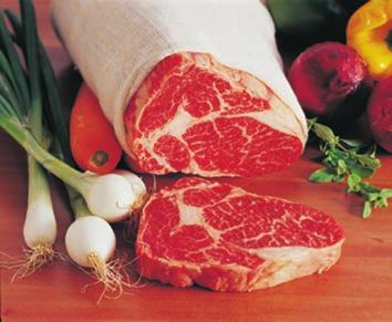 Taste and tenderness are associated with the very special fat in WAGYU, together with the unique fine muscle fibre that is WAGYU.