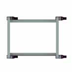 Aluminum End Loading Pan Rack These sturdy aluminum pan racks are suitable for many different applications.