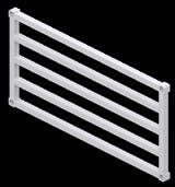 solid reinforced shelves are constructed from aluminum sheet metal