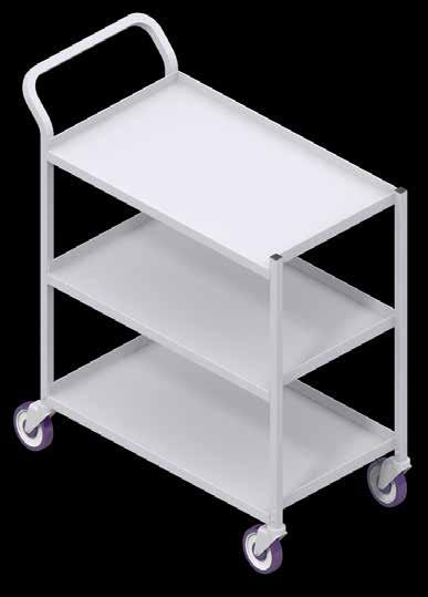 Bussing Cart Ideal 3 shelf cart for bussing, serving or general stocking.