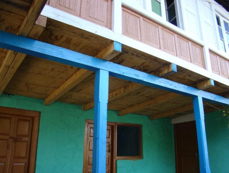 These verandahs are also provided with continuous operable timber and glass shutters, to allow sunlight to come inside the dwellings when open and are kept closed during night-time and winter time,