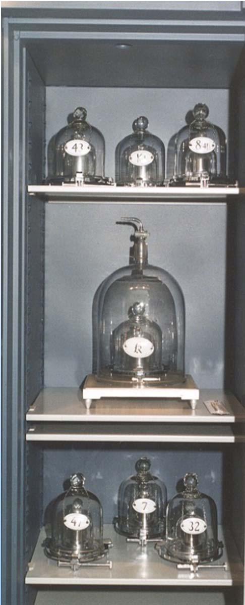 Definition of the kilogram (II) The international prototype of the kilogram with its
