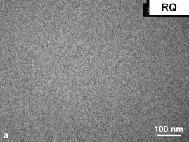 Metastable phases and nanostructuring of Fe-Nb-Si-B base rapidly quenched alloys 699 Fig. 5. Dark field image for Fe 63 alloy heated to the indicated temperatures (corresponding to Fig. 4).