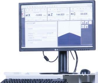 The integrated CNC-measuring station fulfilling the most exacting demands placed on measuring tasks and measuring results.