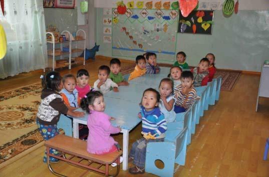 kindergarten in Orkhon soum Capacity
