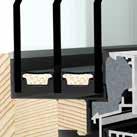 concealed drainage Standard security Triple gasket system In the standard version suitable for passive
