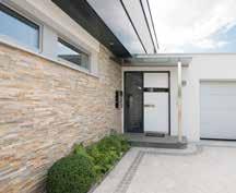 thermal foam Various frame and sash designs matching the style of your house FOR OPTIMUM LIGHT Lift-sliding doors 4 5 THE OPTIMUM FOR HOUSE ENTRANCES Entrance doors Available in aluminium as