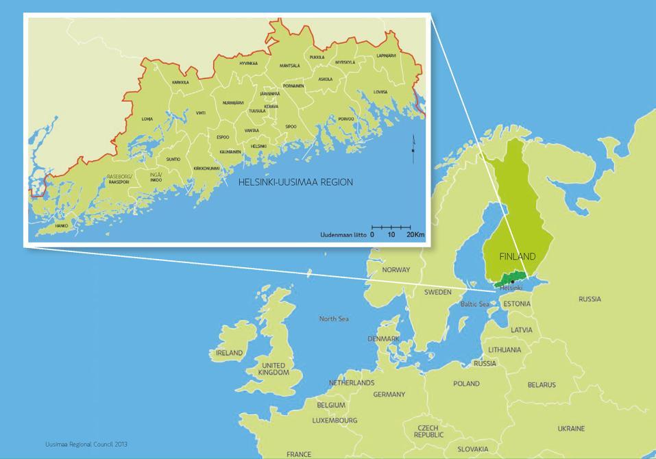 Uusimaa Regional Council Mapping ecosystem services: case Helsinki-Uusimaa region The Regional Plan 4 for the Helsinki-Uusimaa Region is currently under