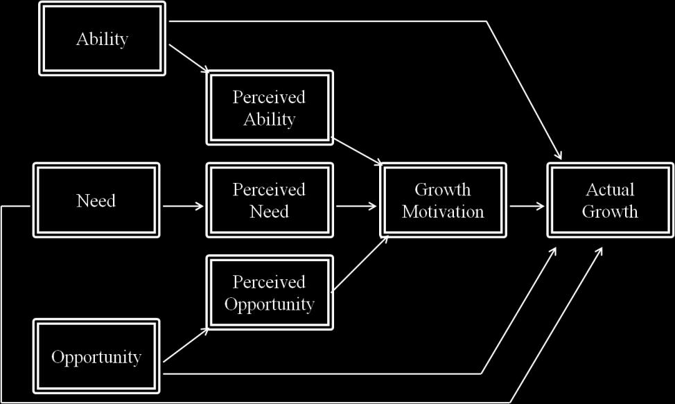 Figure 3 Davidsson (1991) s model of determinants of small firm growth More precisely, an entrepreneur s motivation to pursue growth depends on his own perceptions about the three proposed