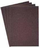 Strips and sheets with cloth backing Coated abrasives Abrasive cloth, brown KL 361 F Grain Aluminium oxide Coating Close Backing F-cotton Steel Metals NF metals Wood Plastic Advantages: High quality