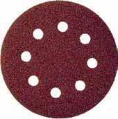 Discs with paper backing, self-fastening Coated abrasives Continuation of PS 21 FK, Abrasive paper, self-fastening Diameter Grit Hole pattern Price/100 pcs. 150 60 Q 0 50 230313 64.