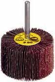 Small abrasive mop Abrasive mop Continuation of KM 613, Small abrasive mop Diameter x Height x Shaft Grit Max. RPM 80 x 50 x 6 120 8,400 rpm 10 13180 10.16 9 80 x 50 x 6 150 8,400 rpm 10 13181 10.