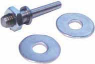 Fixing spindle Fixing spindle Fixing spindle Advantages: Secure clamping of the small abrasive wheel A 24 R Supra Mounting Thread diameter 6