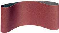 Short belts for handheld machines Coated abrasives Abrasive cloth LS 309 XH Grain Aluminium oxide Coating Close Backing X-cotton Wood Metals NF metals Paint/Varnish/Filler Advantages: Special type