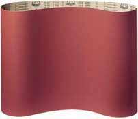 Wide belts with paper backing Coated abrasives Abrasive paper PS 20 F Grain Aluminium oxide Coating Close Backing F-paper Metals NF metals Steel Advantages: Universal product for stainless steel
