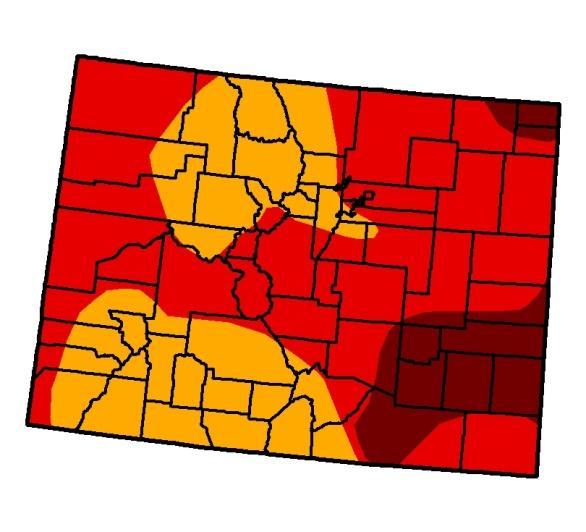 2.2 Drought 212 was a year marked by above average temperatures and below average moisture for Northern Colorado, which put heavy pressure on regional water supplies.