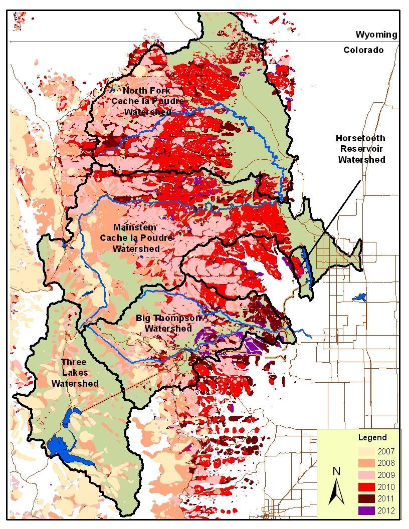 options for protecting communities and critical water supplies against the effects of wildfire (Le Master et al., 27; FRWWPP, 29).