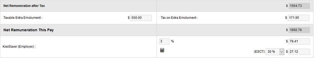 Select + to add nontaxable payments Enter non-taxable payment description Enter non-taxable payment amount Select + to add a deduction Enter deduction description Enter deduction amount Select save