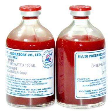 Defibrinated sheep blood is added to certain microbiological media to enhance nutrient qualities and to detect Haemolytic ability of bacteria 2.