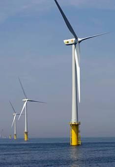 Main project data: 1 meteo mast, 116 m high 36 Vestas V90 windturbines 3 MW per turbine Hub height 70 m, diameter 90 m Project duration 20 years Three 34 kv power cables to