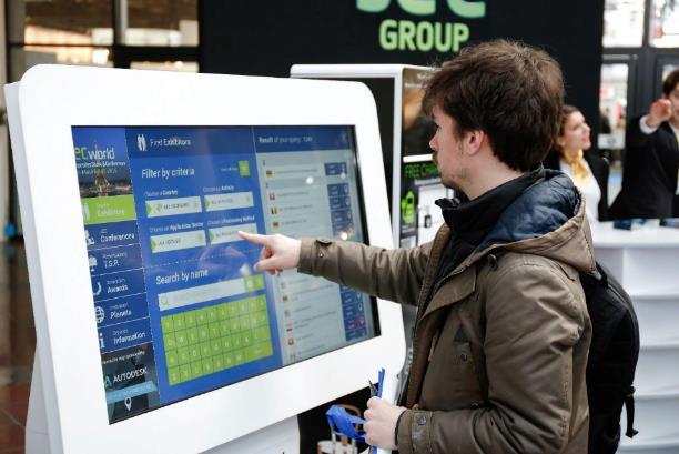 All the exposure of the Touchscreen Kiosks Exclusive offer 7,500 Your static or animated banner linked to your