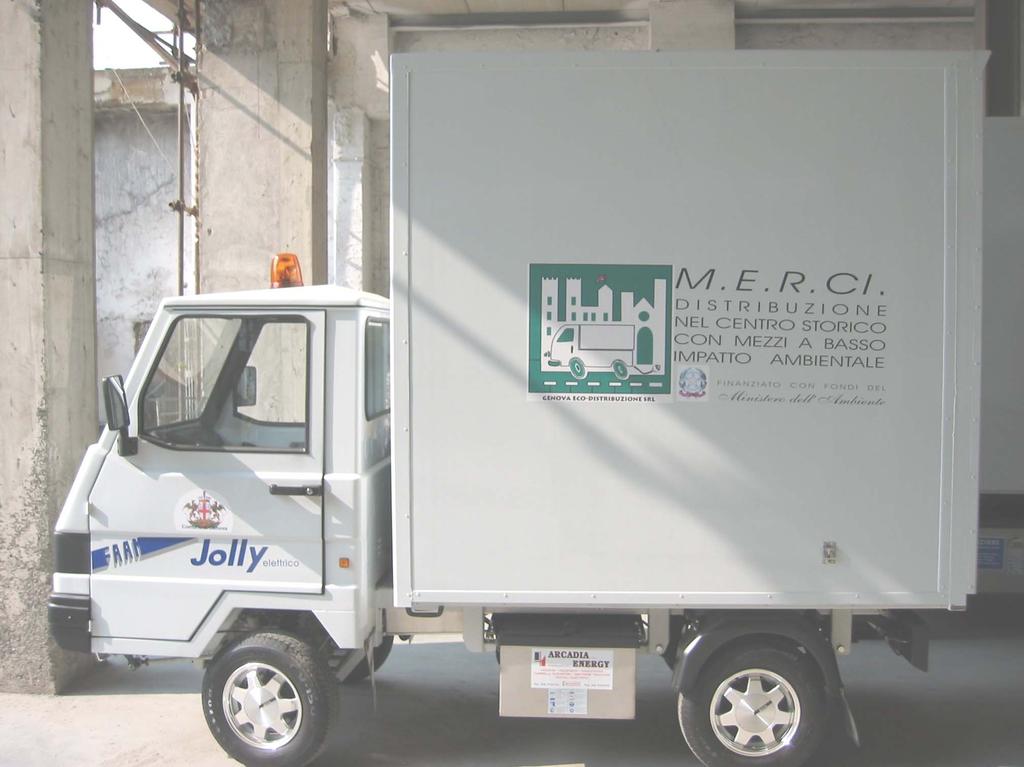 THE ELECTRICAL VEHICLE: FAAM JOLLY600/1200 Work speed from 35 to 55 Km/h; Maximum slope at full load 15%; Autonomy with full load battery 50/60 km; Time of recarges 6/8 ore;