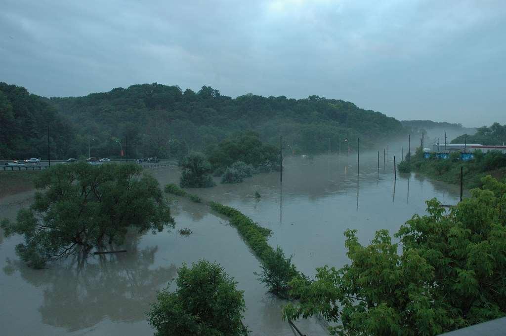 August 19, 2005 Flash floods of rivers and ravines Overflowed stream banks Watercourse bank erosion Damage to