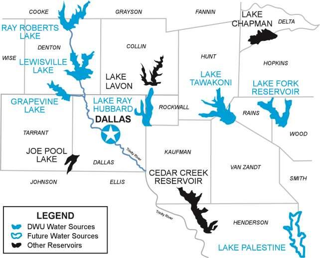 Dallas works to protect the watershed from contamination and optimizes treatment processes.