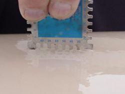 1 The thickness of the material can be easily checked during application tough the use of a wet film thickness