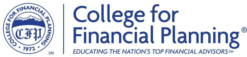 The College for Financial Planning Alumni Survey Report Dr.