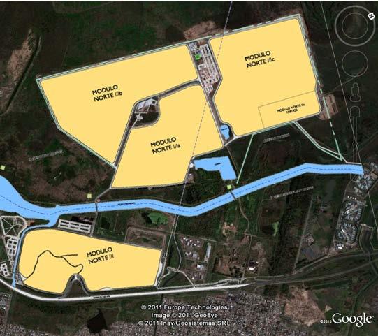 Location of Norte III - Final Disposal Environmental Complex The Norte III environmental complex is to be