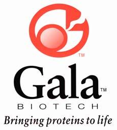 Gala Biotech A Company with Gene Insertion and Manufacturing Technologies for the Next Generation of Gene Expression and Biologics Production Gala s Gene Product Expression (GPEx ) Platform Rapid
