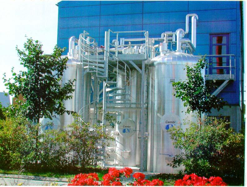 Thermal Hydrolysis and Digestion Principle : Thermal hydrolysis under moderate pressure (8 bars) and temperature (165 C) of dewatered sludges - Thermal Hydrolysis Process (THP) Batch Process