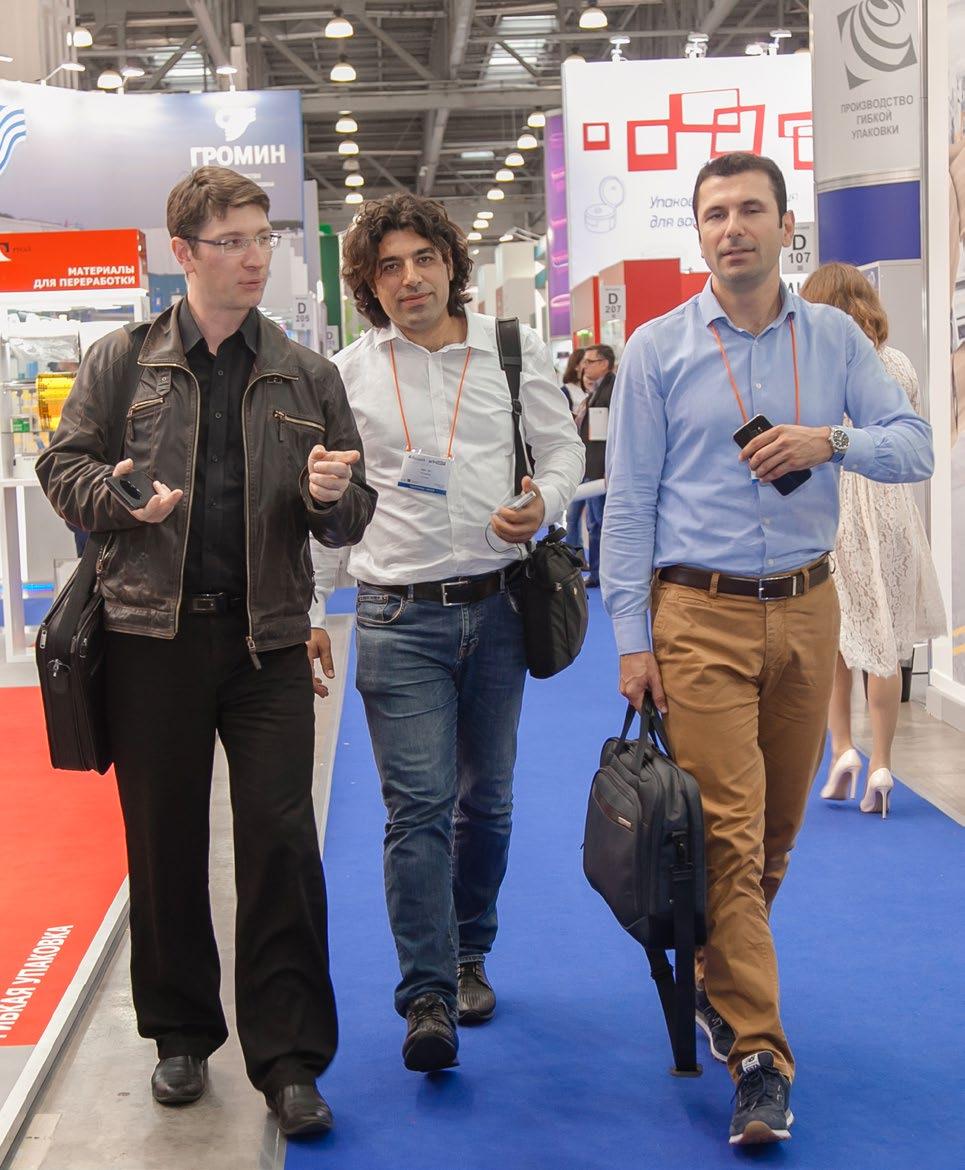 96+4+N 96% 18 895 Intend to purchase products/services exhibited at RosUpack 15 375 state that RosUpack exhibition is the only event in Russia their visit on
