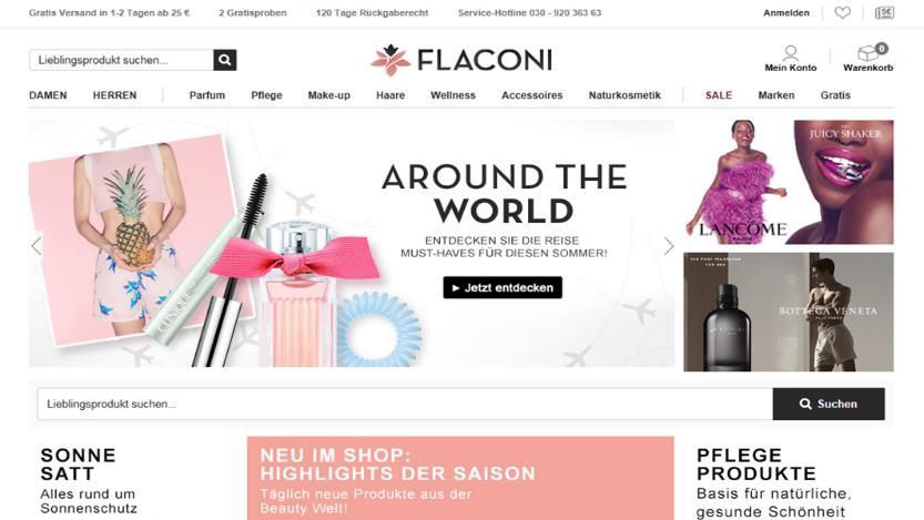 1. 2. Growing internationally at low cost Expanding Flaconi product categories 1) Online only