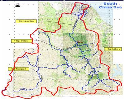 2. Material and Method 2.1 Case Study Kelantan covers an area of 15,099 km2 in Malaysia and it is located on the north eastern region of Peninsular Malaysia (Figure 1).